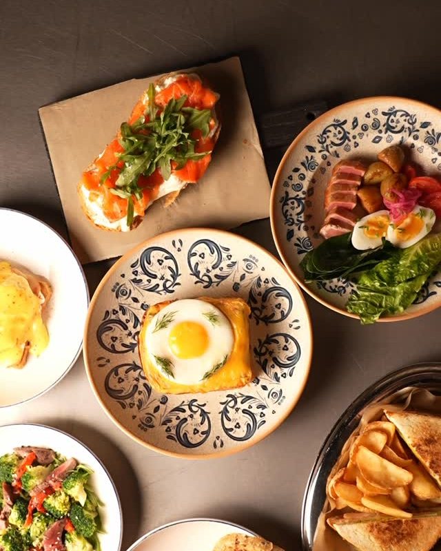 Breakfast dishes from the CBRB kitchen