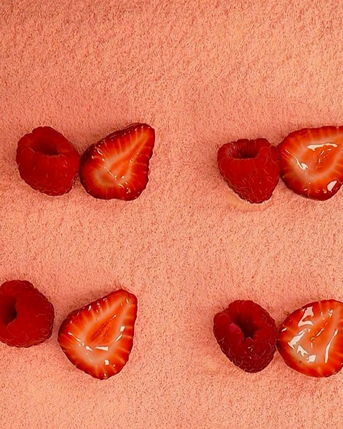 Strawberries for the pastry workshop