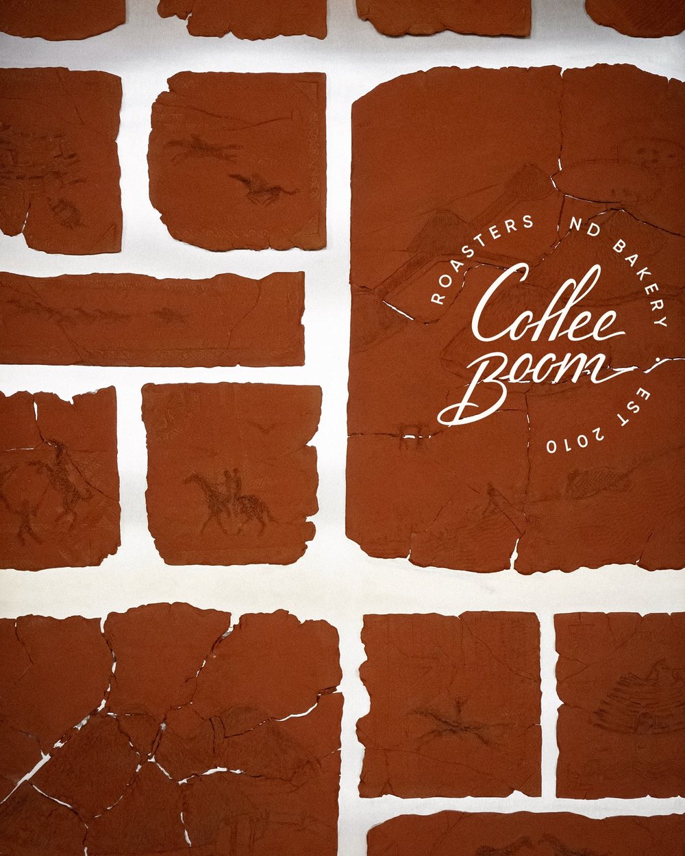 CBRB Astana, terracotta textures and art objects