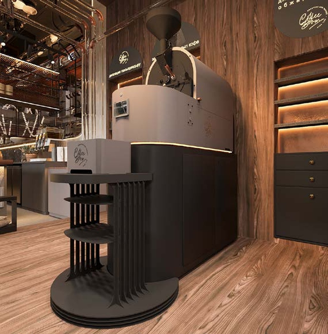 CBRB Karaganda, roasting station